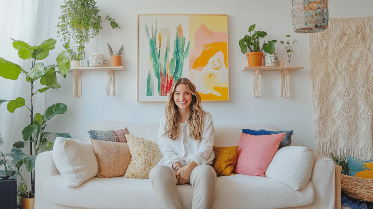 Comment decorer le mur derriere le canape : la fresque murale comme solution tendance